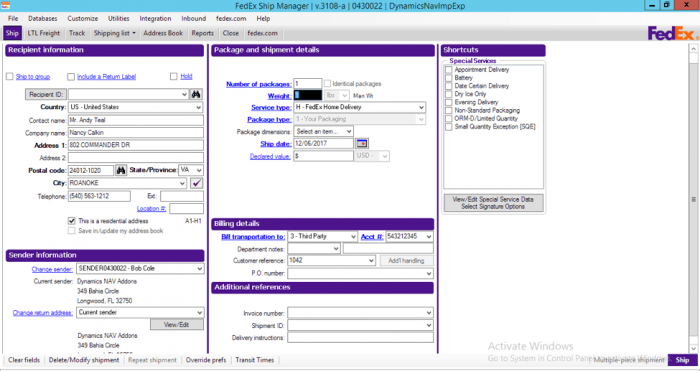 FedEx | Microsoft Dynamics NAV Addons and Integrations